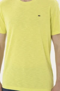US Polo Assn. Men Regular Fit Crew Neck Pistachio Green Basic T-Shirt - Image 6