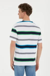 US Polo Assn. Men comfort Fit Crew Neck Ecru T-Shirt - Image 5