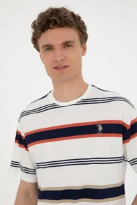 US Polo Assn. Men comfort Fit Crew Neck Red T-Shirt - Image 2