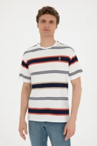 US Polo Assn. Men comfort Fit Crew Neck Red T-Shirt - Image 3