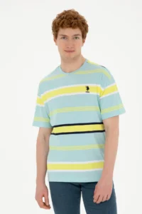 US Polo Assn. Men comfort Fit Crew Neck Mint T-Shirt