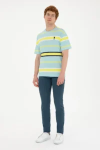 US Polo Assn. Men comfort Fit Crew Neck Mint T-Shirt - Image 4