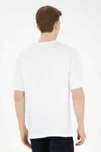 US Polo Assn. Men comfort Fit Crew Neck White T-Shirt - Image 5