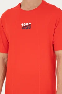 US Polo Assn. Men comfort Fit Crew Neck Red T-Shirt - Image 6