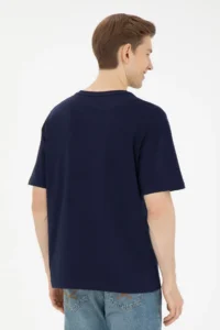US Polo Assn. Men comfort Fit Crew Neck Navy Blue T-Shirt - Image 5
