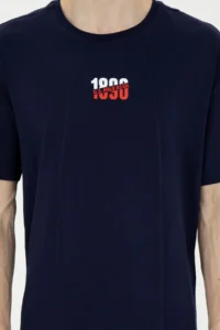 US Polo Assn. Men comfort Fit Crew Neck Navy Blue T-Shirt - Image 6