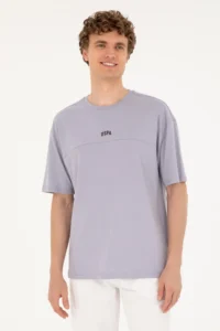 US Polo Assn. Men comfort Fit Crew Neck Gray T-Shirt
