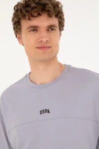 US Polo Assn. Men comfort Fit Crew Neck Gray T-Shirt - Image 2
