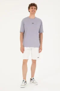 US Polo Assn. Men comfort Fit Crew Neck Gray T-Shirt - Image 4