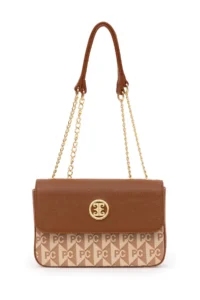 Pierre Cardin Tan Shoulder Bag - Image 6