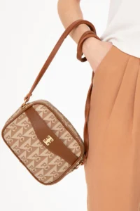 Pierre Cardin Tan Crossbody Bag - Image 2
