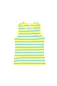 US Polo Assn. Girls' Pistachio Green Crew Neck Sleeveless T-Shirt - Image 3