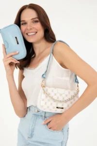 Pierre Cardin Cream Crossbody Bag - Image 2