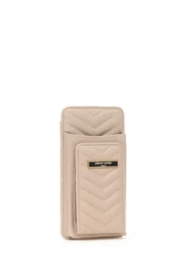 Pierre Cardin Beige Crossbody Bag - Image 4