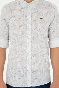 US Polo Assn. Men Stone Long Sleeve Shirt - Image 6