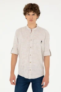 US Polo Assn. Men Stone Long Sleeve Shirt