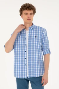 US Polo Assn. Men Navy Blue Long Sleeve Shirt