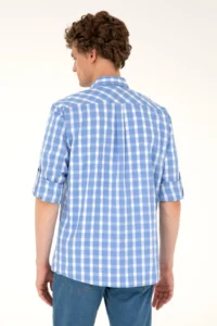 US Polo Assn. Men Navy Blue Long Sleeve Shirt - Image 5
