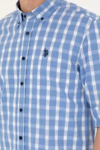 US Polo Assn. Men Navy Blue Long Sleeve Shirt - Image 7