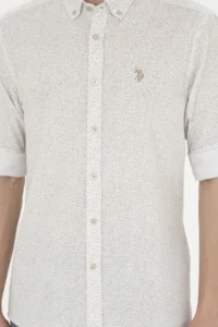 US Polo Assn. Men Khaki Long Sleeve Shirt - Image 6