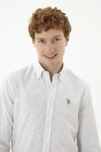 US Polo Assn. Men Printed White Shirt - Image 2