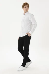 US Polo Assn. Men Printed White Shirt - Image 4