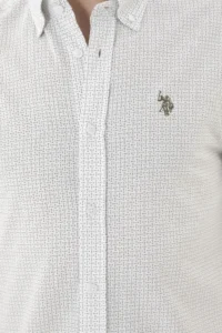 US Polo Assn. Men Printed White Shirt - Image 7