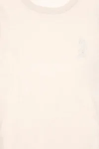US Polo Assn. Girls' Cream Crew Neck Basic Sweater - Image 4