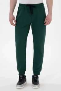 US Polo Assn. Men Dark Green Sweatpants - Image 2