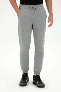 US Polo Assn. Men Gray Melanj Sweatpants - Image 2