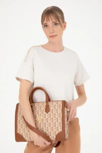 Pierre Cardin Tan Briefcase