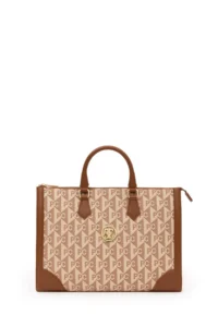 Pierre Cardin Tan Briefcase - Image 3