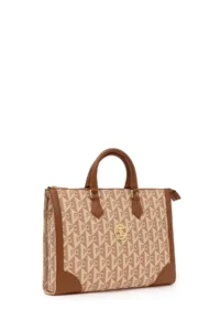 Pierre Cardin Tan Briefcase - Image 4