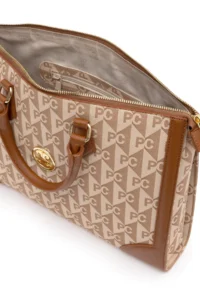 Pierre Cardin Tan Briefcase - Image 7