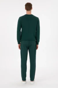 US Polo Assn. Men Dark Green Sweatpants - Image 4