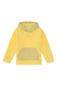 US Polo Assn. Girls' Yellow Hooded Sweatshirt - Image 2