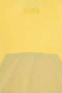 US Polo Assn. Girls' Yellow Hooded Sweatshirt - Image 4