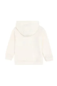 US Polo Assn. Girls' Cream Colorful Logolu Hooded Sweatshirt - Image 3