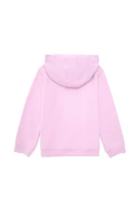 US Polo Assn. Girls' Pink Hooded Sweatshirt - Image 2