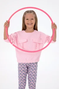 US Polo Assn. Girls' Pink Sweatshirt
