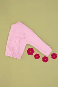 US Polo Assn. Girls' Pink Sweatshirt - Image 3