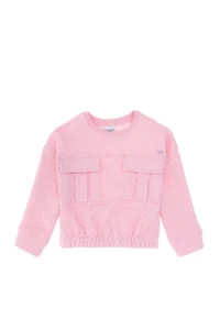 US Polo Assn. Girls' Pink Sweatshirt - Image 4