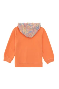 US Polo Assn. Girls' Salmon Hooded Sweatshirt - Image 4