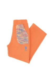 US Polo Assn. Girls' Salmon Sweatpants - Image 3