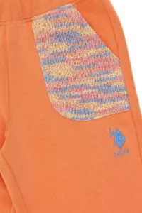 US Polo Assn. Girls' Salmon Sweatpants - Image 6