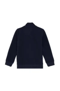 US Polo Assn. Boys' Zippered Navy Blue Sweatshirt - Image 2