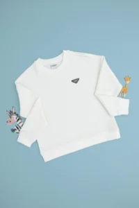 US Polo Assn. Boys' Cream Crew Neck Sweatshirt