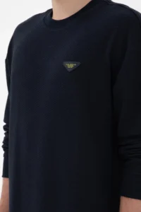 US Polo Assn. Men comfort Fit Crew Neck Navy Blue Sweatshirt - Image 7