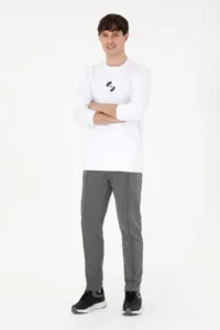 US Polo Assn. Men Regular Fit Crew Neck White Sweatshirt - Image 4