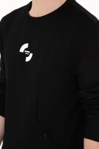 US Polo Assn. Men Regular Fit Crew Neck Black Sweatshirt - Image 7